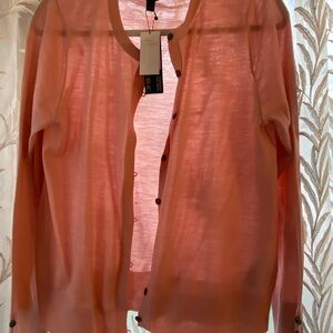 BR merino wool cardigan